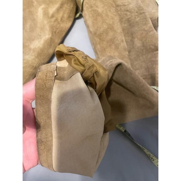 Hugo Buscati - Suede Leather Pants / size 6 / Brown - Picture 9 of 10